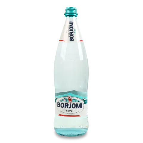 Вода мінеральна Borjomi сильногазована, скло