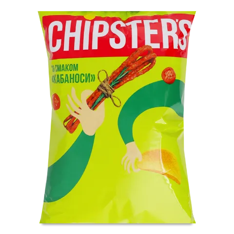 Чипси Chipster's картопляні зі смаком кабаноси