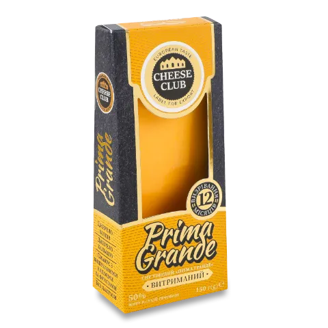 Сир Cheese Club «Пріма» «Гранде» витриманий 50%