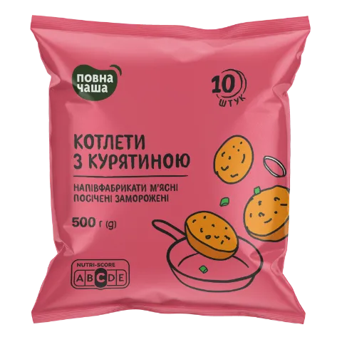 Котлети Повна Чаша з куркою