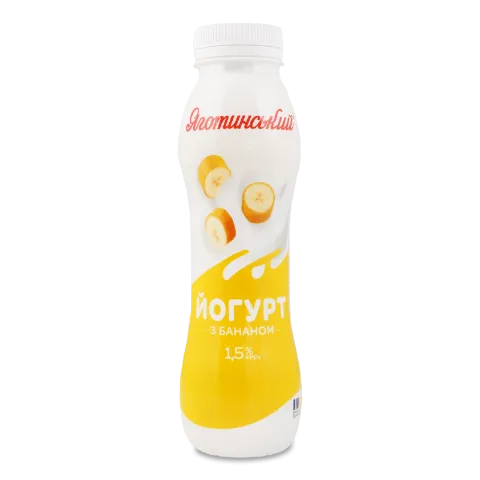 Йогурт Яготинський з бананом 1,5% пл
