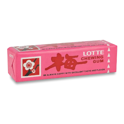 Гумка жувальна Lotte зі смаком японської сливи уме