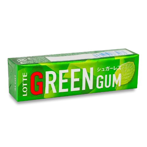 Гумка жувальна Lotte зі смаком зеленого чаю