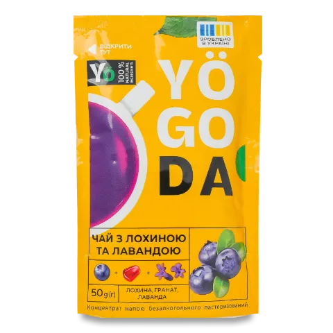 Чай Yogoda з лохиною та лавандою концентрат д/п