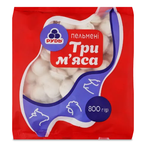 Пельмені Рудь Три М'яса