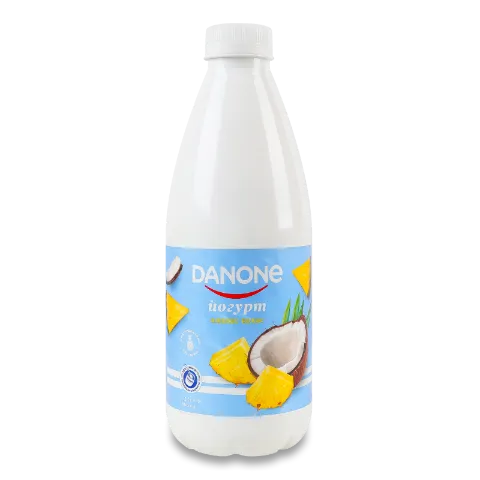 Йогурт Danone ананас-кокос питний 1,5%, пет