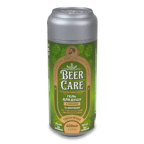 Гель для душу Beer Care 3в1 тонізуючий з хмелем