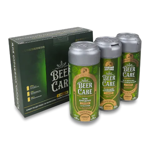 Набір Beer Care Хміль догляд тіла/обл/бороди чол