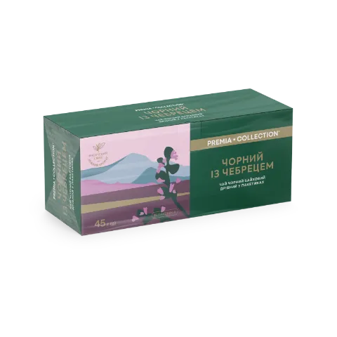 Чай чорний PREMIA із чебрецем байховий