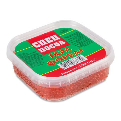 Ікра форелі Спецпосол зерниста п/у