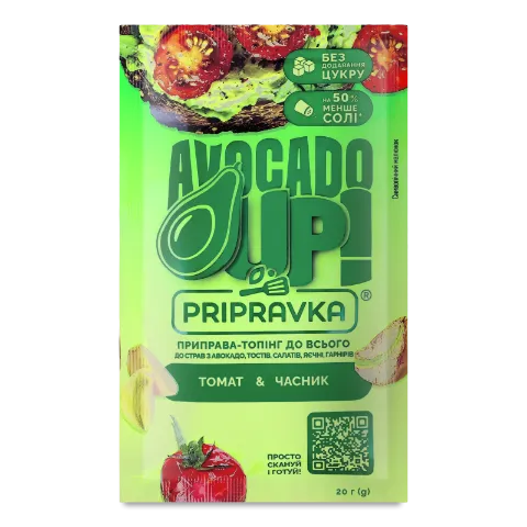 Приправа-топінг Pripravka томат & часник