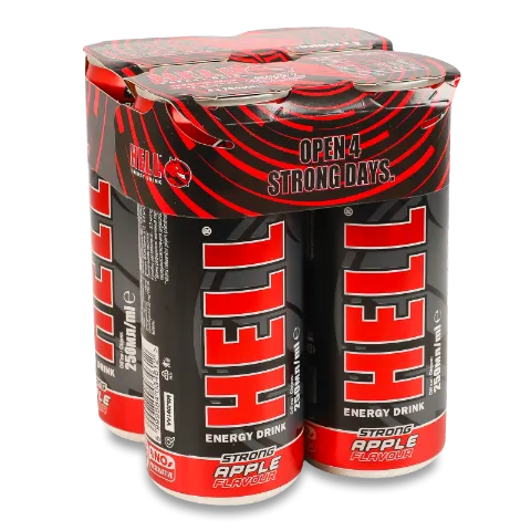 Напій енергетичний Hell Apple б/алк газ з/б