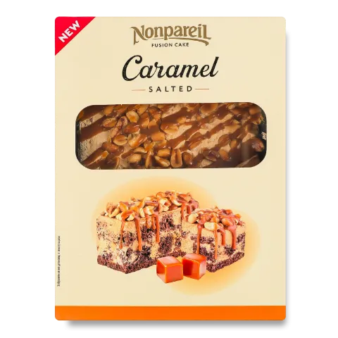 Торт Nonpareil Солона карамель з горіхом лоток