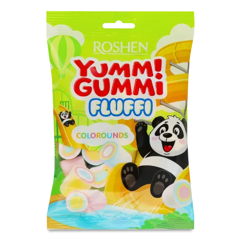 Маршмелоу Roshen Yummi Gummi Fluffi Colorounds