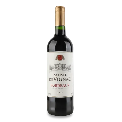 Вино Batiste de Vignac Bordeaux червоне