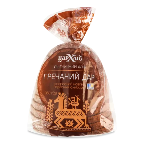 Хліб Цар-Хліб Гречаний дар пшеничний нарізаний