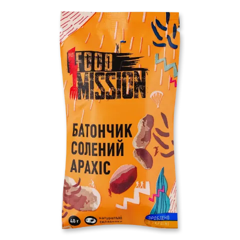 Батончик !Fest Food Mission Солений Арахіс