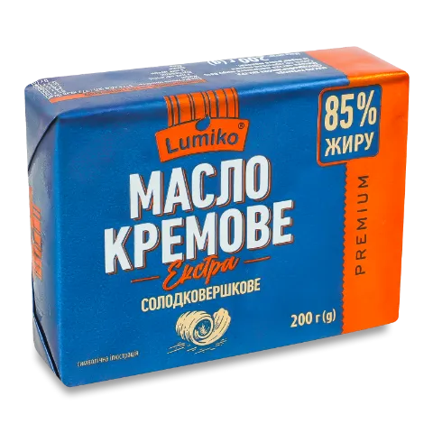 Масло солодковершкове Lumiko Кремове екстра 85%