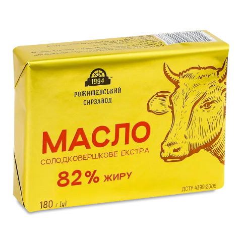 Масло Рожищенський сирзавод 1994 Екстра 82%