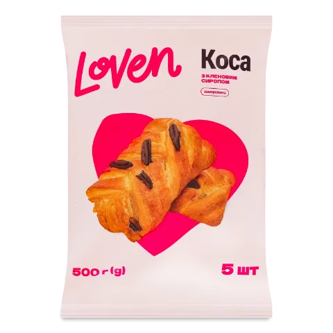 Коса Loven з кленовим сиропом заморожена