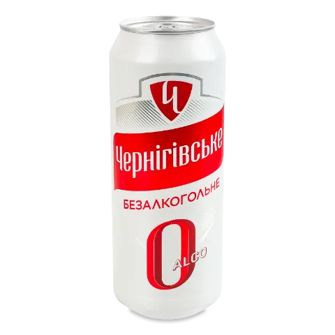 Пиво Чернігівське 0 Alco світле безалкогольне з/б