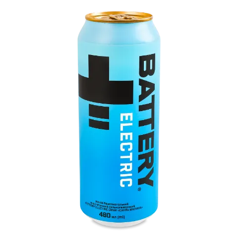 Напій енергетичний Battery Electric смак синя малина з/б