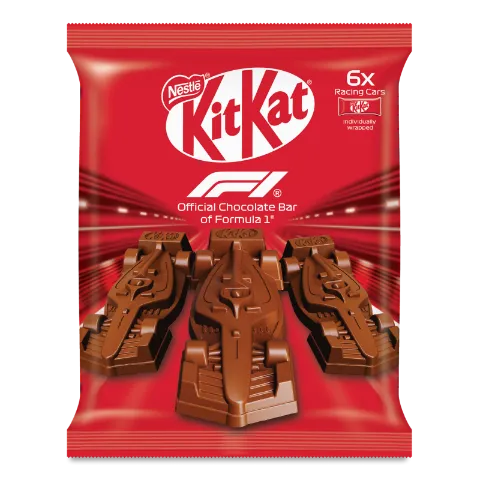 Шоколад молочний Kit Kat Racing Cars з начинкою з какао-порошку