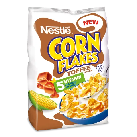 Сніданок готовий Nestle Corn Flakes зі смаком тофі