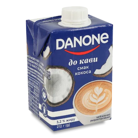 Напій молочний Danone До кави зі смаком кокоса 3,2%
