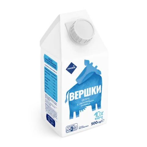 Вершки Премія ультрапастеризовані 10%