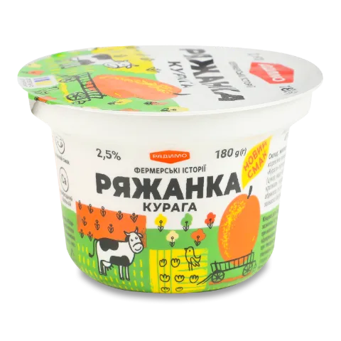 Ряжанка РадиМо курага густа 2,5% ст