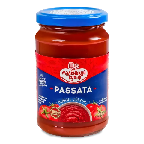 Пюре томатне Маленький кухар Passata 10% с/б
