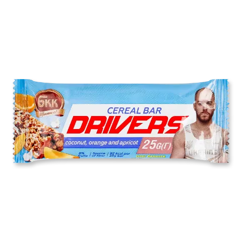 Батончик Київ БКК Drivers зернов кокос-апел-абрик