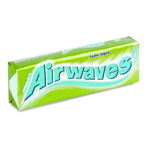 Гумка жувальна Airwaves лайм-імбир
