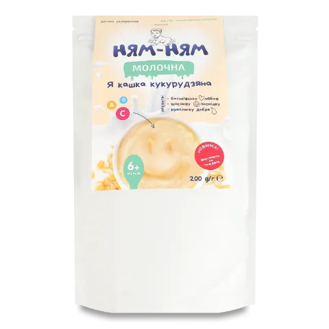 Каша кукурудзяна Ням-Ням молочна з цукром