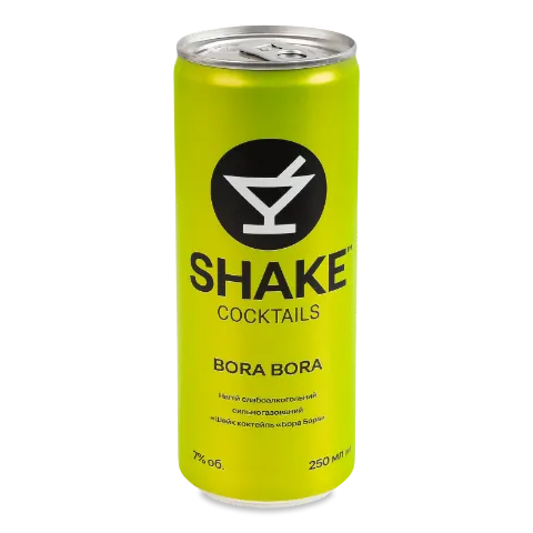 Напій слабоалкогол Shake Cocktails Бора Бора з/б
