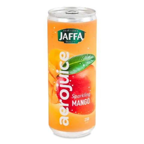 Нектар Jaffa Aerojuice з плодів манго газований пастеризований з/б