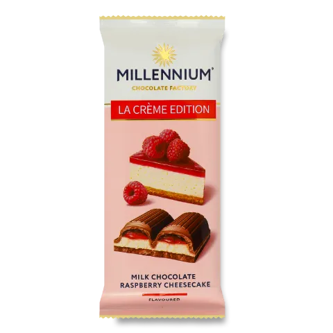 Шоколад мол Millennium La creme з крем-малин начин