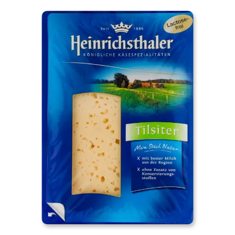 Сир Heinrichsthaler Тільзит слайси 45%