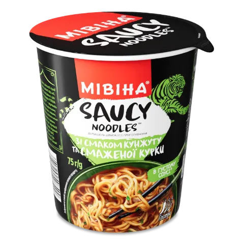 Вермішель Мівіна Saucy смак кунжуту смаженої курки