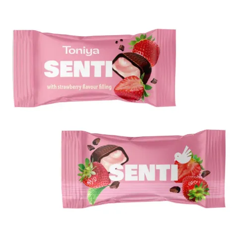Цукерки Toniya Senti з начинкою смак полуниці