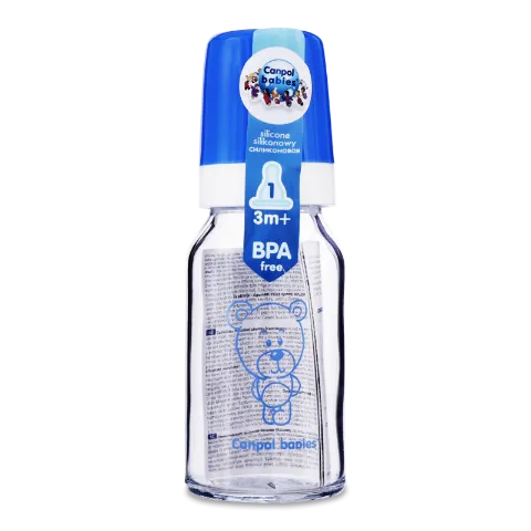 Бутылка детская Canpol babies стекл 120мл 42/102