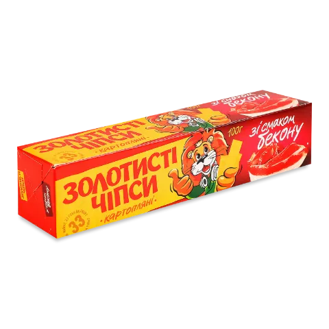 Чипсы Золотистые с беконом