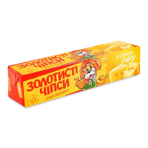 Чипсы Золотистые с сыром