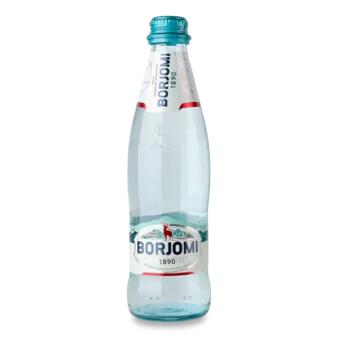 Вода мінеральна Borjomi сильногазована