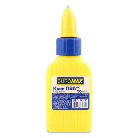 Клей ПВА Buromax колпачек-дозатор