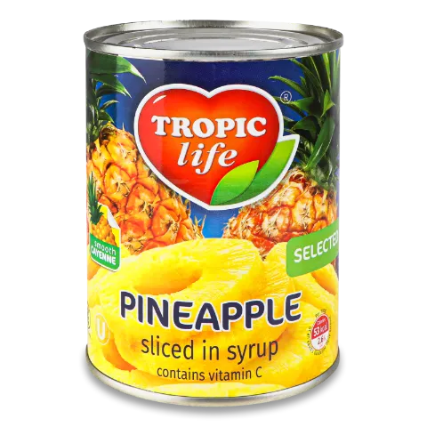Ананас Tropic Life кільцями в сиропі