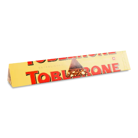 Шоколад молочный Toblerone с нугой меда-миндаля