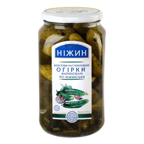 Огірки «Ніжин» «По-ніжинськи» мариновані