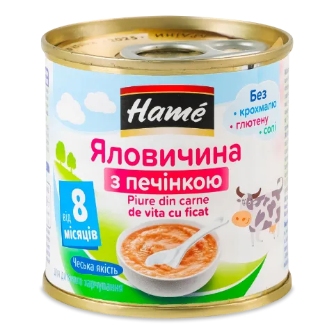 Пюре Hame яловичина з печінкою